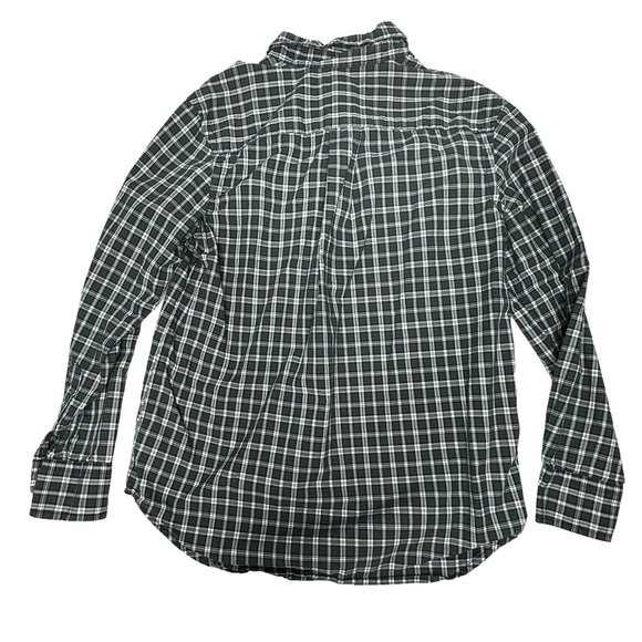 Boys Ralph Lauren Green/Red Plaid Button Down Shirt m - Picture 2 of 5